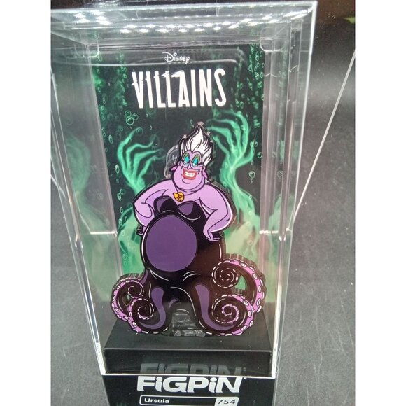 Disney Villains FigPin #754 Ursula Enamel Collectible In Packaging - Picture 2 of 5